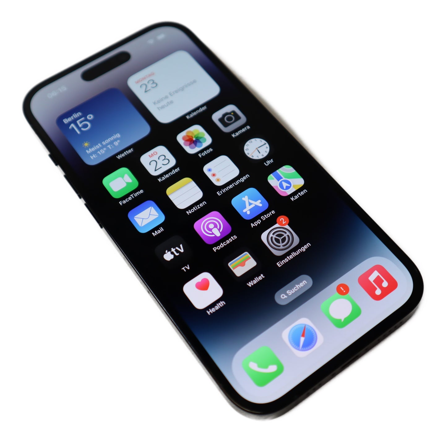 Apple iPhone 14 Pro, 128 GB, space schwarz Garantie bis 17 Oktober 2024
