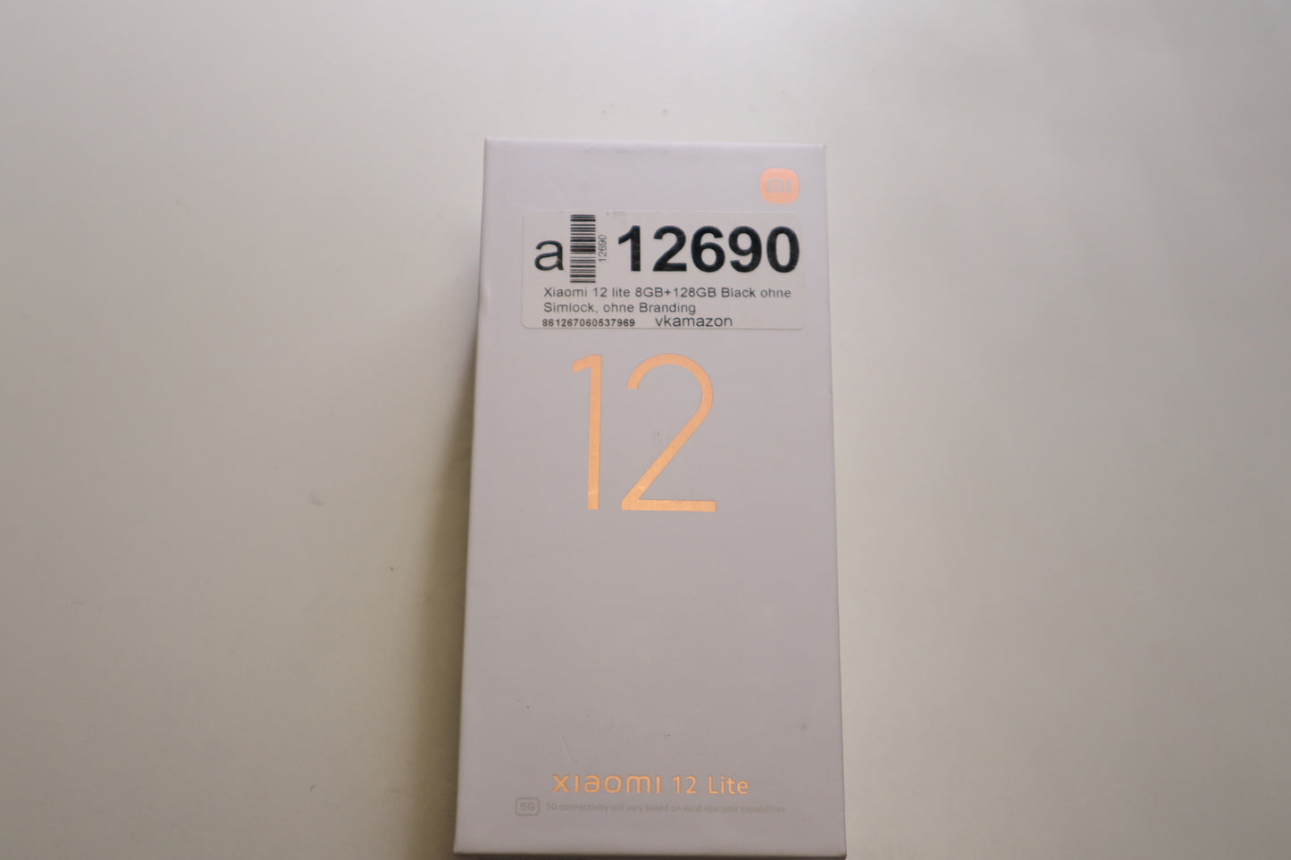 Xiaomi 12 lite 8GB+128GB Black ohne Simlock, ohne Branding