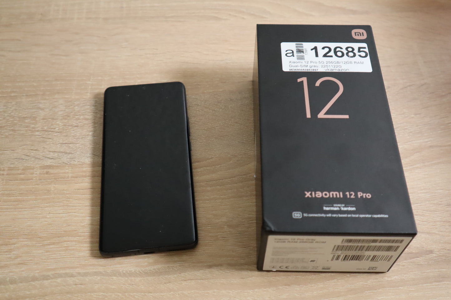 Xiaomi 12 Pro 5G 256GB/12GB RAM Dual-SIM grau, 2201122G