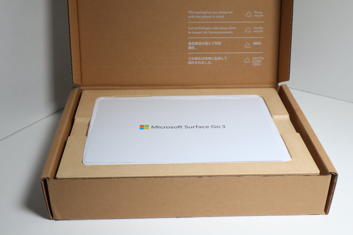 Microsoft Surface Go 3 Platin Pentium Gold 6500Y 4GB RAM 64GB Flash EDU Business