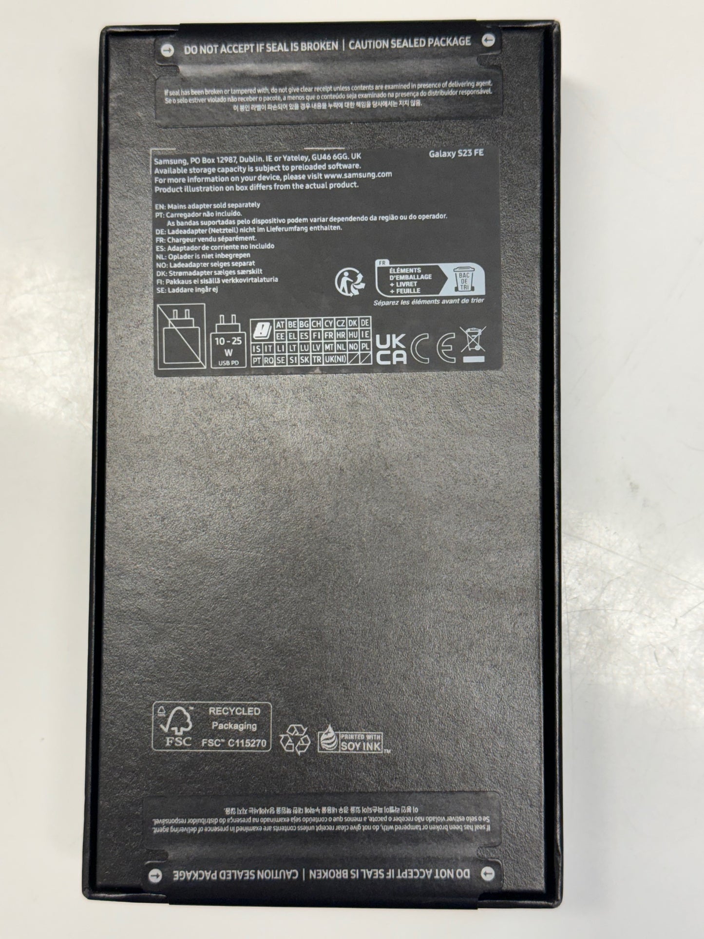 Samsung Galaxy S23 FE 128GB Graphite NEU & OVP SM-711B